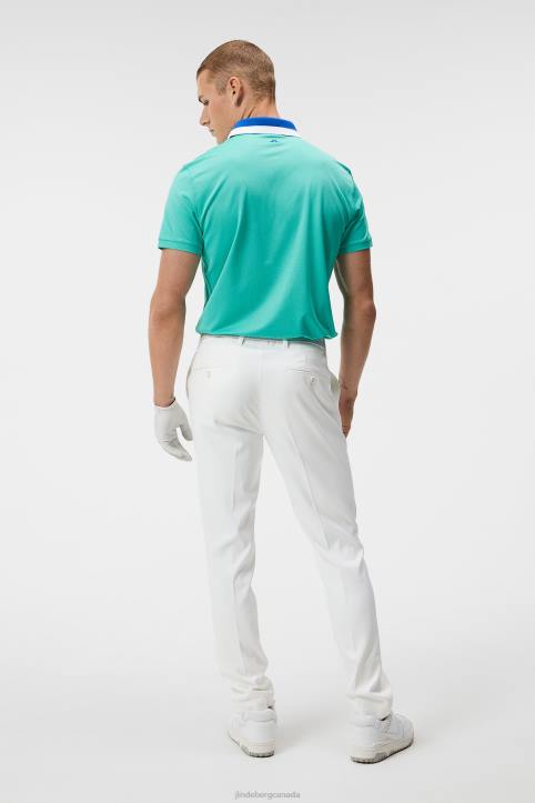 Tour Collection - Benji Polo Bright Aqua Men J.Lindeberg Clothing 66XF135 - Image 2