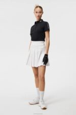 Tour Tech Golf Polo Black Women J.Lindeberg Clothing 66XF1553 - Image 3