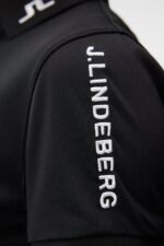 Tour Tech Golf Polo Black Women J.Lindeberg Clothing 66XF1553 - Image 5
