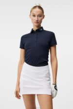 Tour Tech Golf Polo Navy Women J.Lindeberg Clothing 66XF1551