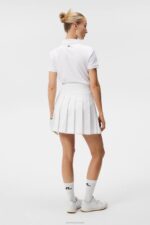 Tour Tech Golf Polo White Women J.Lindeberg Clothing 66XF1552 - Image 2