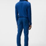 Tour Tech Long Sleeve Polo Estate Blue Melange Men J.Lindeberg Clothing 66XF105