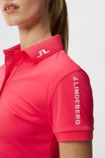 Tour Tech Polo Azalea Women J.Lindeberg Clothing 66XF1468 - Image 3