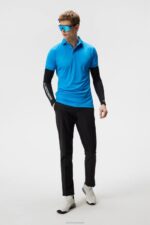 Tour Tech Polo Brilliant Blue Men J.Lindeberg Clothing 66XF254 - Image 2