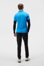 Tour Tech Polo Brilliant Blue Men J.Lindeberg Clothing 66XF254
