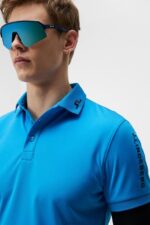 Tour Tech Polo Brilliant Blue Men J.Lindeberg Clothing 66XF254 - Image 3