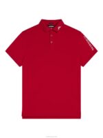 Tour Tech Polo Chili Pepper Men J.Lindeberg Clothing 66XF251 - Image 2