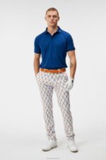 Tour Tech Polo Estate Blue Men J.Lindeberg Clothing 66XF57 - Image 2