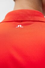 Tour Tech Polo Fiery Red Men J.Lindeberg Clothing 66XF256 - Image 2