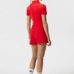 Tour Tech Polo Fiery Red Women J.Lindeberg Clothing 66XF1469