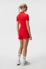 Tour Tech Polo Fiery Red Women J.Lindeberg Clothing 66XF1469