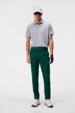 Tour Tech Polo Grey Melange Men J.Lindeberg Clothing 66XF59