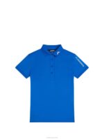 Tour Tech Polo Lapis Blue Women J.Lindeberg Clothing 66XF1465 - Image 4