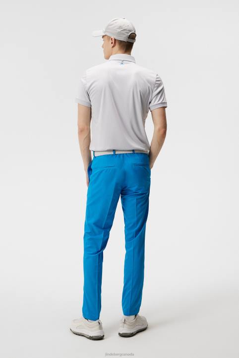 Tour Tech Polo Light Grey Melange Men J.Lindeberg Clothing 66XF253 - Image 1
