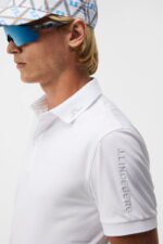 Tour Tech Polo Light Grey Men J.Lindeberg Clothing 66XF62 - Image 4
