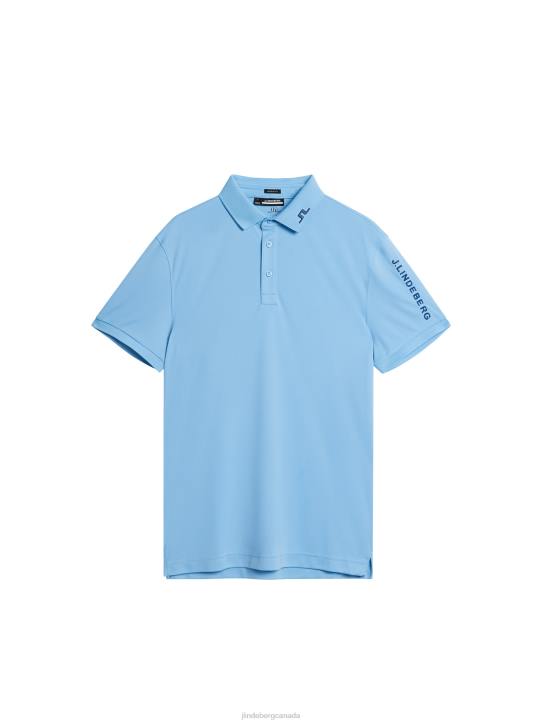 Tour Tech Polo Little Boy Blue Men J.Lindeberg Clothing 66XF58 - Image 5