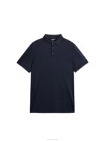 Tour Tech Polo Navy Melange Men J.Lindeberg Clothing 66XF60 - Image 5