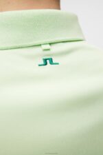 Tour Tech Polo Patina Green Men J.Lindeberg Clothing 66XF255 - Image 4