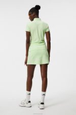 Tour Tech Polo Patina Green Women J.Lindeberg Clothing 66XF1471