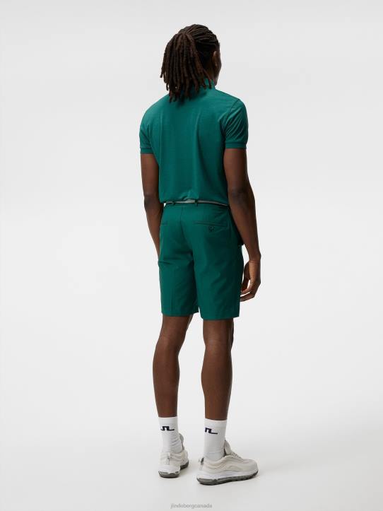 Tour Tech Polo Rain Forest Melange Men J.Lindeberg Clothing 66XF252 - Image 1