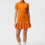 Tour Tech Polo Russet Orange Women J.Lindeberg Clothing 66XF1470