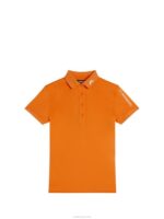 Tour Tech Polo Russet Orange Women J.Lindeberg Clothing 66XF1470 - Image 5
