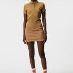 Tour Tech Polo Tiger Brown Women J.Lindeberg Clothing 66XF1467