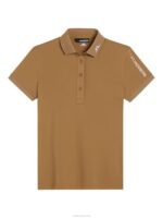 Tour Tech Polo Tiger Brown Women J.Lindeberg Clothing 66XF1467 - Image 5
