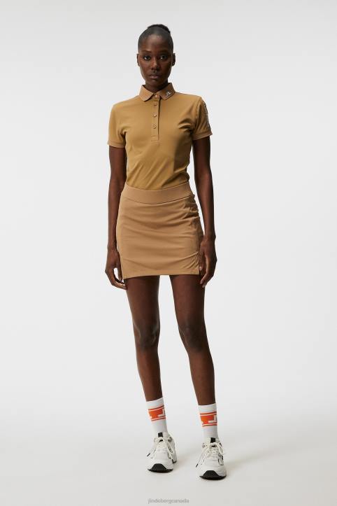 tour_tech_polo_tiger_brown_women_j_lindeberg_clothing_66xf1467.jpg Tour Tech Polo Tiger Brown Women J.Lindeberg Clothing 66XF1467 - Image 1