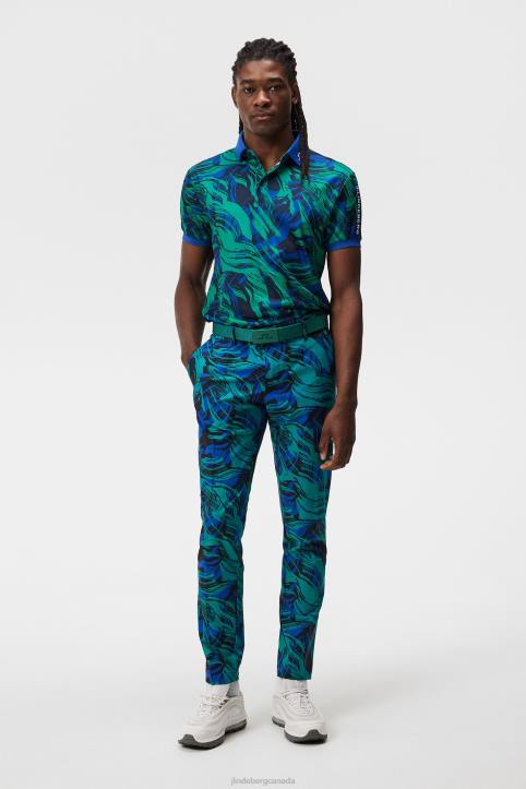 Tour Tech Print Polo Death Valley Men J.Lindeberg Clothing 66XF19 - Image 2