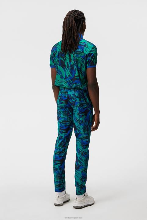 Tour Tech Print Polo Death Valley Men J.Lindeberg Clothing 66XF19 - Image 1