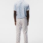 Tour Tech Print Polo Little Boy Blue Diamond Men J.Lindeberg Clothing 66XF21