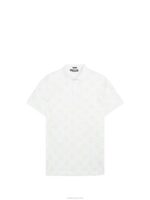 Tour Tech Print Polo White Sphere Dot Men J.Lindeberg Clothing 66XF248 - Image 5