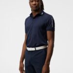 Tour Tech Regular Fit Golf Polo Navy Men J.Lindeberg Clothing 66XF347