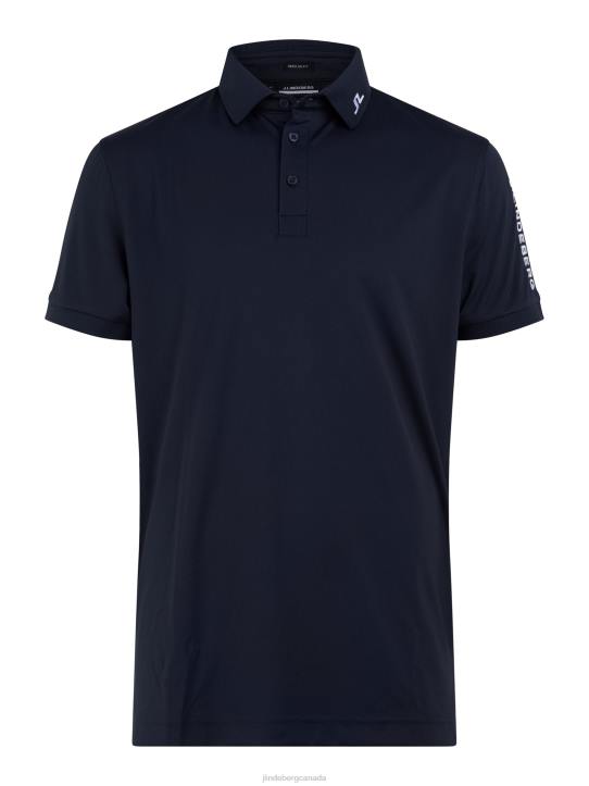 Tour Tech Regular Fit Golf Polo Navy Men J.Lindeberg Clothing 66XF347 - Image 5