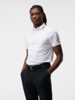 Tour Tech Regular Fit Golf Polo White Men J.Lindeberg Clothing 66XF345