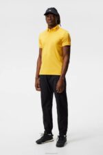 Tour Tech Slim Polo Citrus Men J.Lindeberg Clothing 66XF238 - Image 2