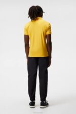 Tour Tech Slim Polo Citrus Men J.Lindeberg Clothing 66XF238