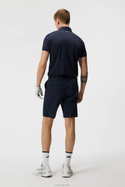 Tour Tech Slim Polo Navy Men J.Lindeberg Clothing 66XF236