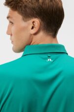 Tour Tech Slim Polo Proud Peacock Men J.Lindeberg Clothing 66XF89 - Image 3