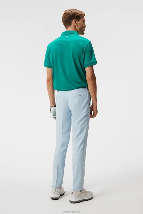 Tour Tech Slim Polo Proud Peacock Men J.Lindeberg Clothing 66XF89 - Image 1