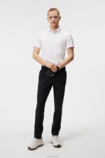 Tour Tech Slim Polo White Men J.Lindeberg Clothing 66XF235 - Image 2