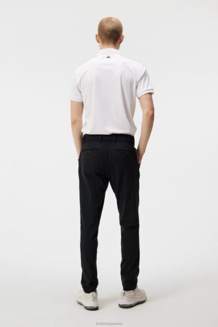 Tour Tech Slim Polo White Men J.Lindeberg Clothing 66XF235