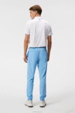 Tour Tech Slim Polo White Men J.Lindeberg Clothing 66XF91