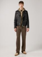 Trace Jacket Batique Khaki Men J.Lindeberg Clothing 66XF2461 - Image 3