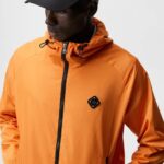 Trace Jacket Russet Orange Men J.Lindeberg Clothing 66XF925