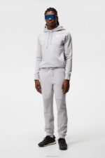 Travel Pant Light Grey Melange Men J.Lindeberg Clothing 66XF610 - Image 2