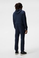 Travel Pant Navy Melange Men J.Lindeberg Clothing 66XF611