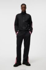 Travis Track Jacket Black Men J.Lindeberg Clothing 66XF1019 - Image 3