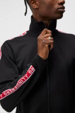 Travis Track Jacket Black Men J.Lindeberg Clothing 66XF1019 - Image 5